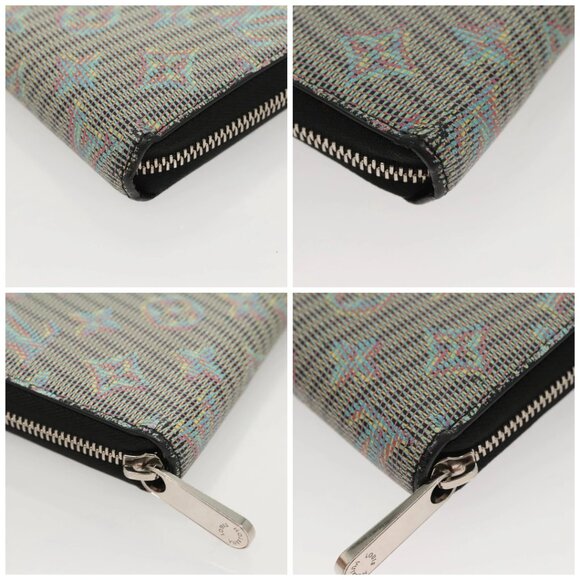 LOUIS VUITTON Monogram LV Pop Zippy Wallet Wallet Blue - Picture 16 of 16